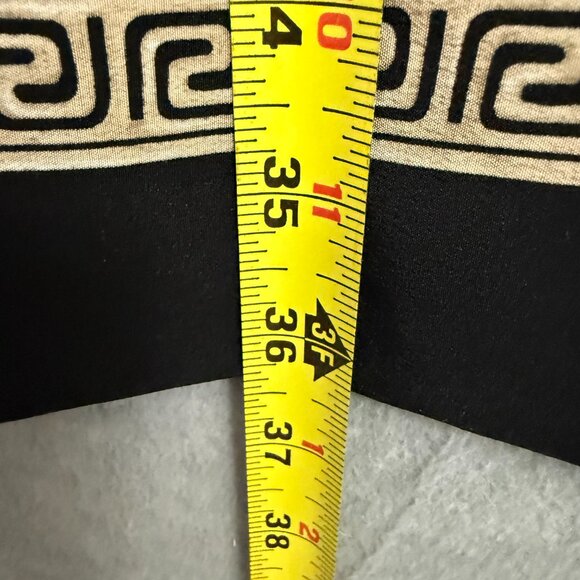 Vintage Talbots 16 100% Silk Midi Skirt Black Beige Geometric 35 x 36 Lined - Picture 10 of 10